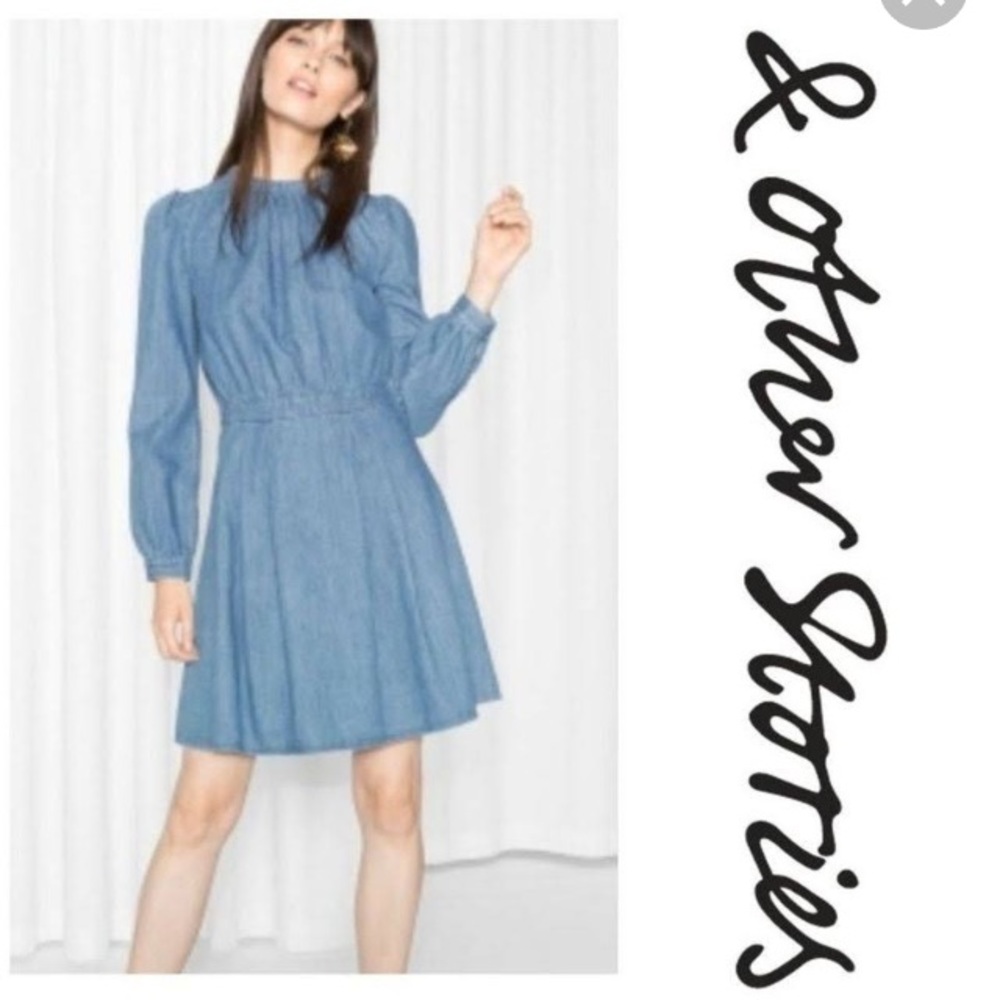 NWT & Other Stories Chambray/Denim Fit & Flare